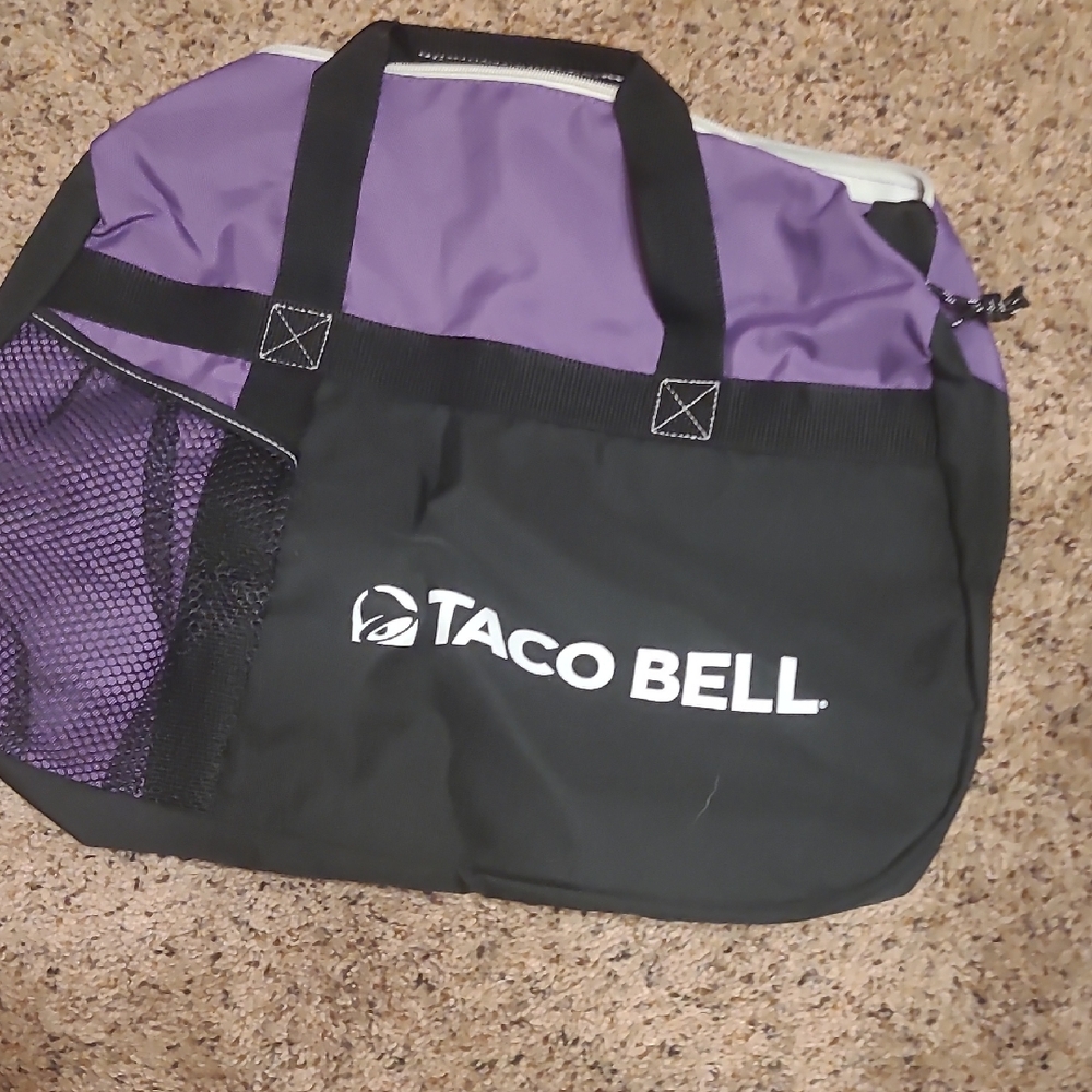 Taco Bell Purple and Black Tote Bag